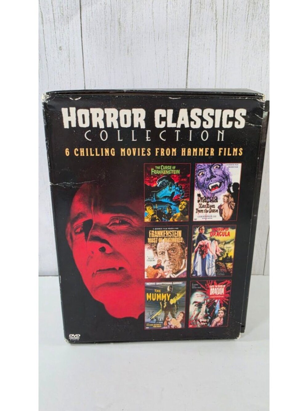 HAMMER HORROR CLASSICS COLLECTION 6 MOVIE DVD HALLOWEEN FRANKENSTEIN MUMMY DRAC